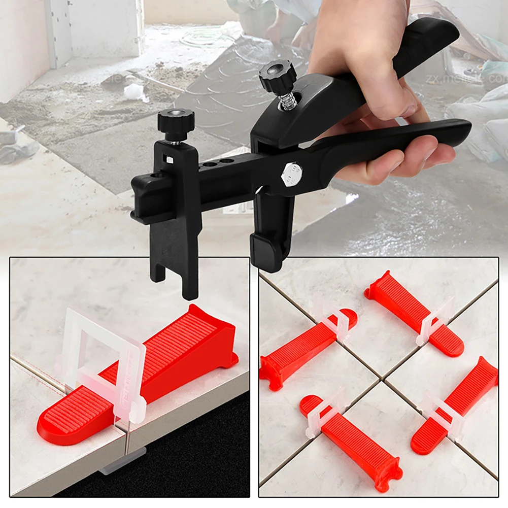 

Tile Leveling System Leveler Clip Spacers Pliers Wall Tile Paving Locator Tool Floor Installation Tile Alignment Hand Tools 08