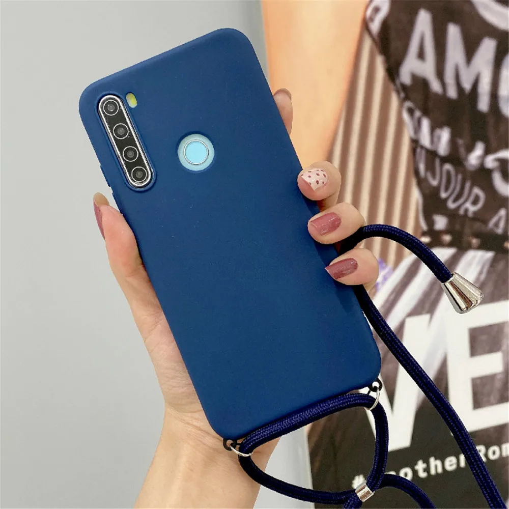 For Xiaomi Redmi Note 9 9S Pro Max 8 7 10X 8A 7A K30 K20 Candy Chain Necklace Lanyard Case For Mi Note 10 Pro Lite 9 9T A3 Cover best flip cover for xiaomi