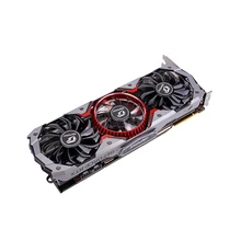 Красочные iGame GeForce RTX 2080 Super Advanced OC GDDR6 8G Графическая панель с карточками сзади Armor 5*8 мм медные трубки дыхательный свет