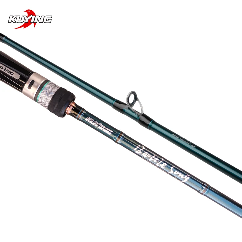 Good!! KUYING BATTLE SONG Spinning 2.19m 2.16m Fishing Lure Rod Stick Cane FUJI Parts Light FAST Action Medium Light Universal Tackle
