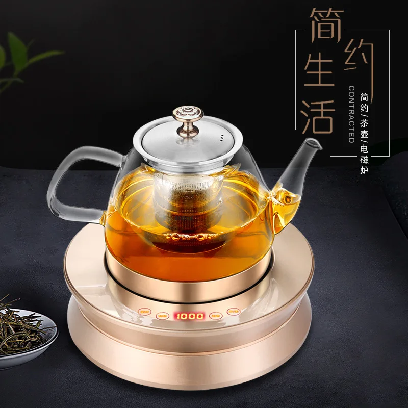 

Teapot Boiling Thick Glass Kettle Health Pot Electric Household Fully Automatic Transparent Burn Tea Pot Electromagnetic Furnace