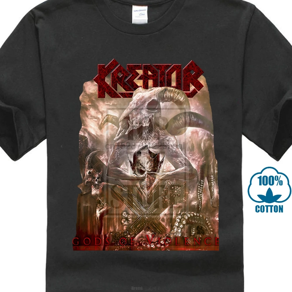 Kreator Gods Of Violence рубашка S M L Xl Официальная футболка Thrash металлическая Новинка |