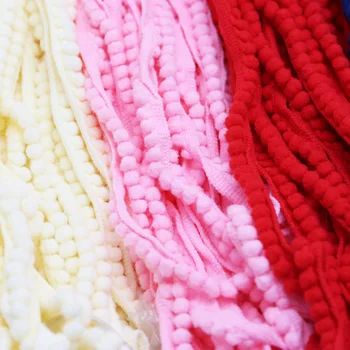 

(20 yards/lot) 15mm Cotton Ball Lace Garment Trim Sewing Handmade Craft ribbons