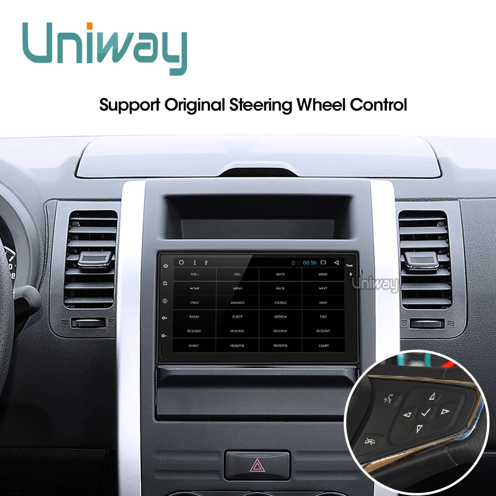 Best Uniway AWD7071  Octa core car dvd for nissan qashqai x-trail almera note juke universal multimedia car gps navigation player 5