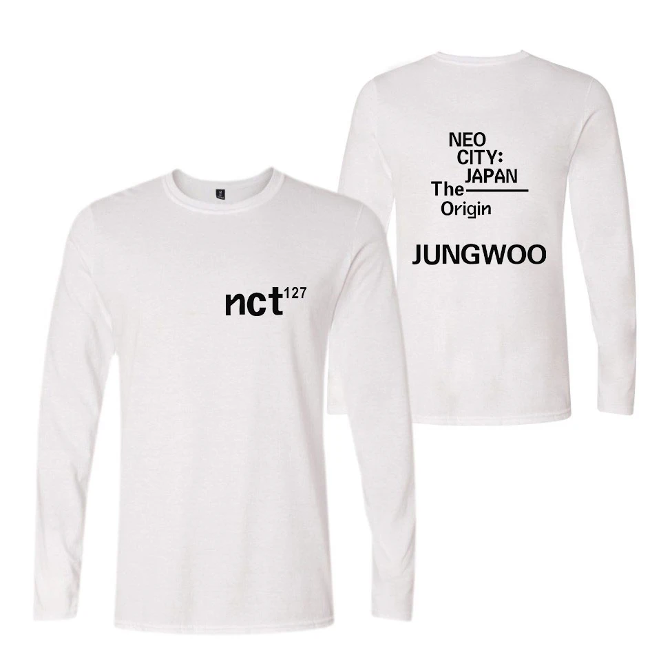 Высокое качество NCT 127 футболка Женская Хлопок модная хип-хоп футболка женская эксклюзивная Harajuku футболка с длинным рукавом Женская 4XL