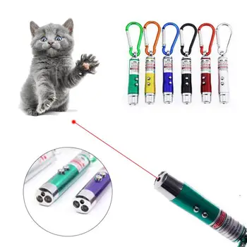 

Mini Ultraviolet Flashlight Funny Cat Artifact Outdoor Dangerous Survival Guide Pen Three-in-one Flashlight Carabiner Random