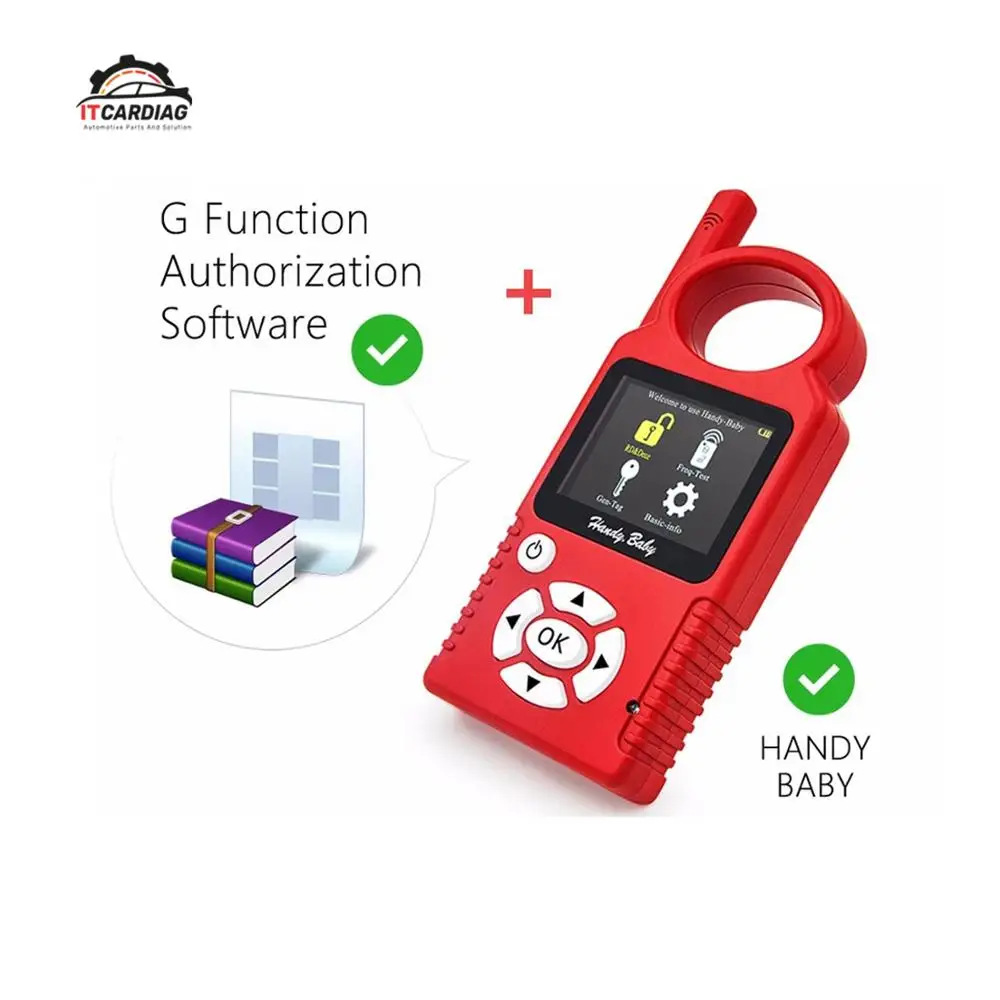 US $441.35 Original Handy Baby HandHeld Car Key Copy Auto Key Programmer For 4D4648 Chips G Chip Copy Function Authorization