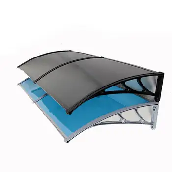 

Outdoor Balcony Awning Support Bracket Door Window Eaves Awning Holder - 3mm Bracket Slot Width (Black)