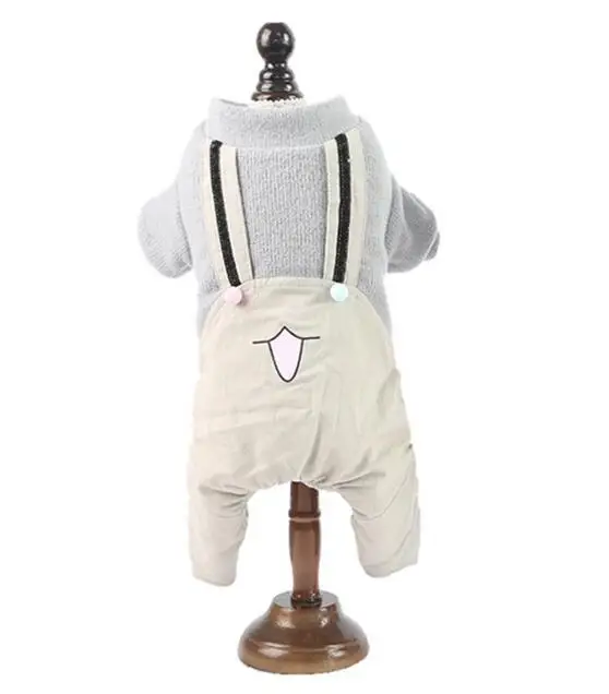 light gray Толстовка с капюшоном для собак из мультфильма, зимняя одежда для собак, пальто для собак, куртка из хлопка, Ropa Perro, французская одежда для бульдога для собак, одежда для домашних животных - Цвет: light gray