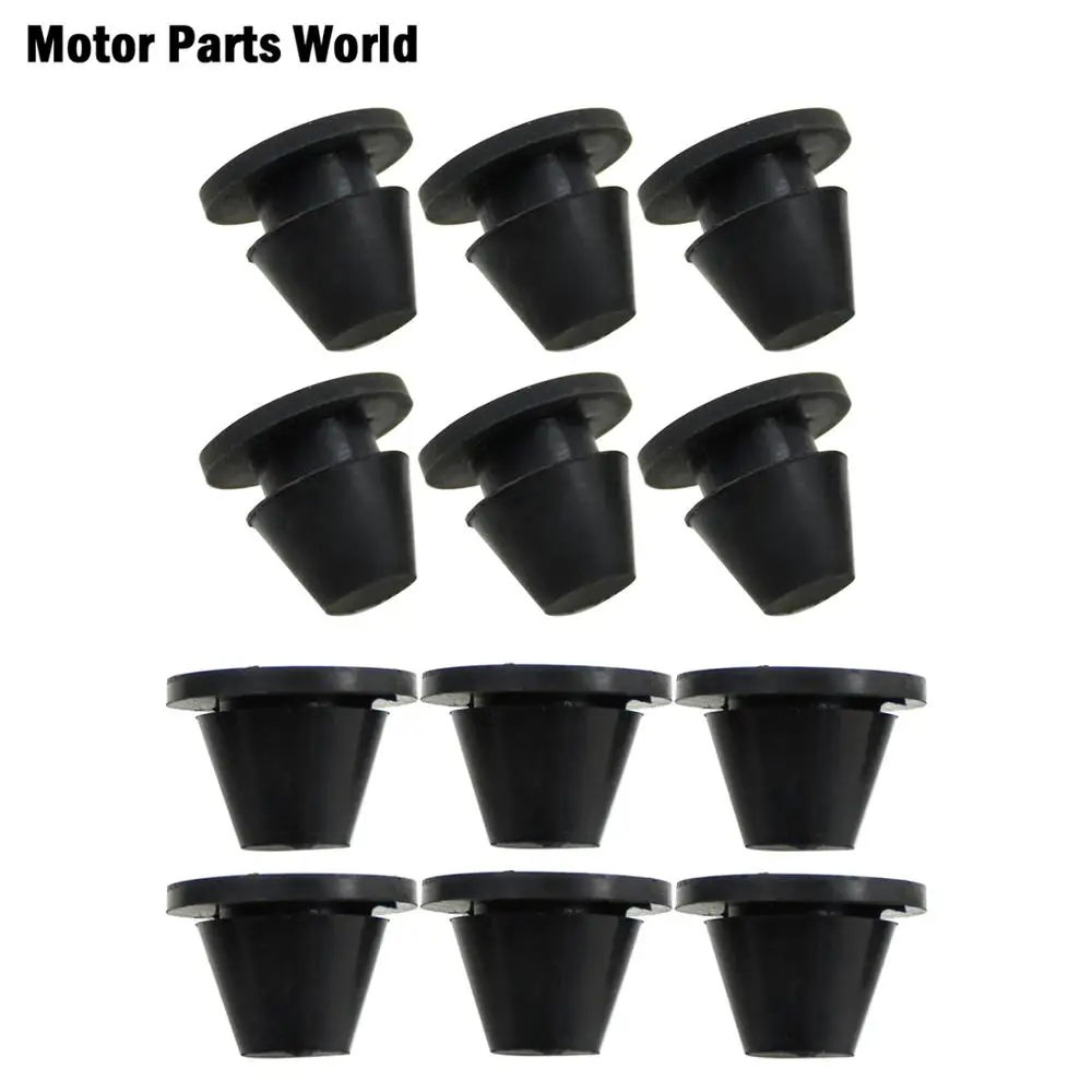 MotorcycleRubberSideCoverGrommets6pcsForHarleyTouringStreet