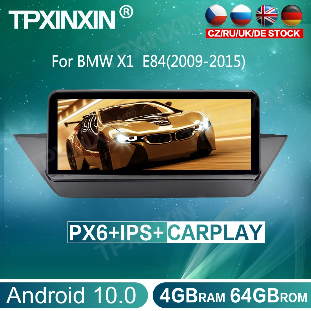

For BMW X1 E84(2009-2015) 4+64GB Android 10.0 Car Multimedia Player Head Unit Auto Stereo Radio Tape Recorder GPS Navigation