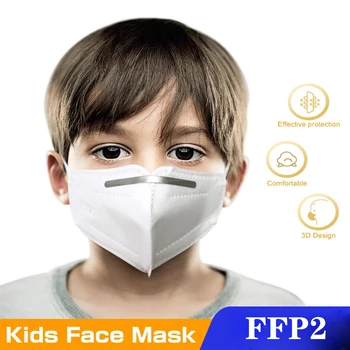 

10/20/50/100/200PCS Kid KN95 Masks 5 Layers Anti-dust Face Mouth Mask FFP3 Children Reusable Protective Respirator Mascarillas