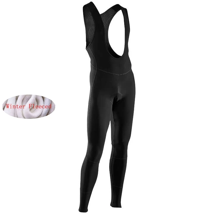 winter bib pants Новинка Northwave Зимняя Теплая Флисовая одежда для велоспорта NW предупреждающий мужской костюм Джерси куртка для езды на велосипеде MTB Одежда комбинезон комплект - Цвет: winter bib pants