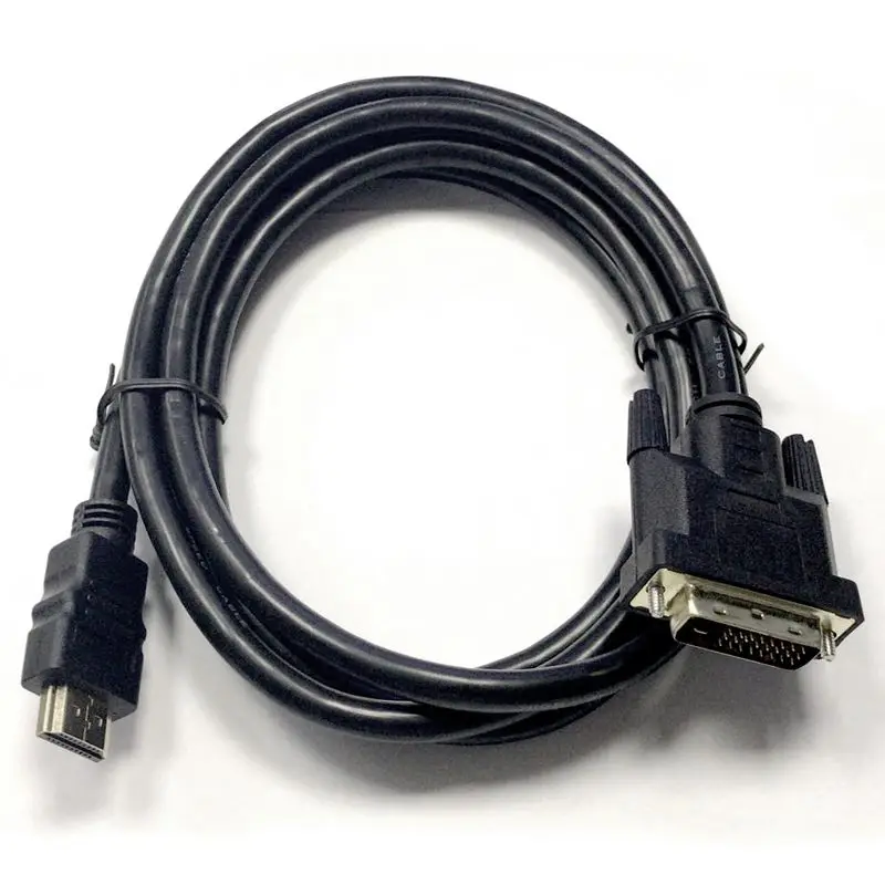 HDMI к DVI D 24 + 1 контактный кабель 1080P для HDTV плазменный DVD проектор | Электроника