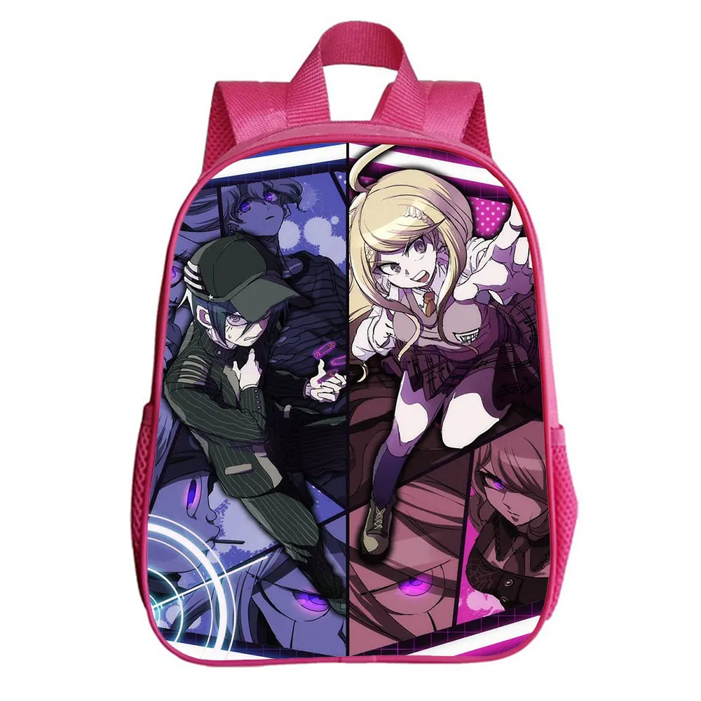 Danganronpa Backpack Anime School Bags Boys Girls Kids Teens Cartoon Rucksack Unisex Travel Laptop Knapsack Students Bag