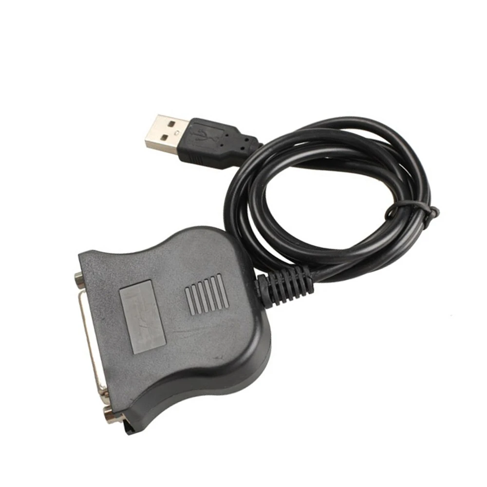 Кабель преобразователя печати USB 1,1 к DB25 женский порт LPT USB адаптер LPT кабель LPT для usb-кабеля черный Женский адаптер