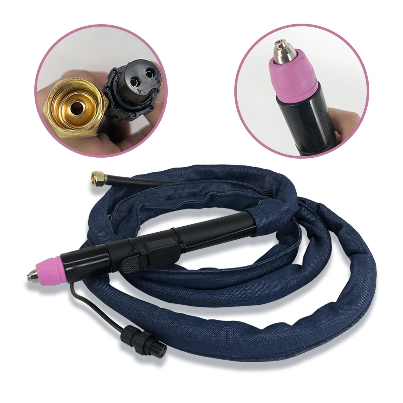 US $32.80 Plasma Torch AG60 WSD60 Plasma Cutter Cutting Torch Pilot Arc 357M CUT 18mm Black straight