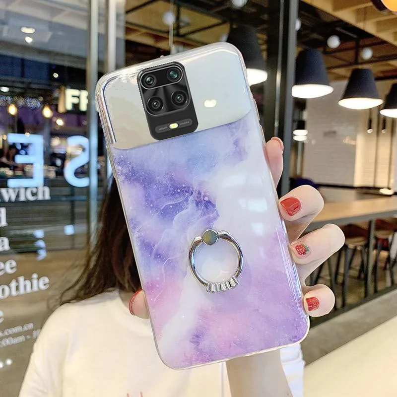 KONSMART Redmi Note 9S Case For Xiaomi Redmi Note 9 Pro Max Marble Mirror Silicone Soft Finger Ring Phone Case Redmi Note 9Pro KONSMART Redmi Note 9S Case For Xiaomi Redmi Note 9 Pro Max Marble Mirror Silicone Soft Finger Ring Phone Case Redmi Note 9Pro