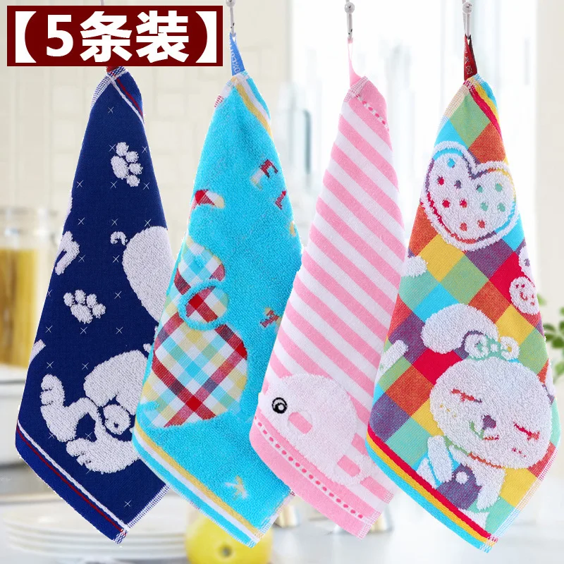  Pure Cotton Small Tower Children Face Wash Household Infant Soft Absorbent si fang jin Handkerchief