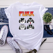 Best Price Four Cats With Different Hairstyles Print Woman T-Shirts Solid Color Fashion Tshirt For Women Hip Hop Harajuku Women'S Shirts Best Price Four Cats With Different Hairstyles Print Woman T-Shirts Solid Color Fashion Tshirt For Women Hip Hop Harajuku Women'S Shirts