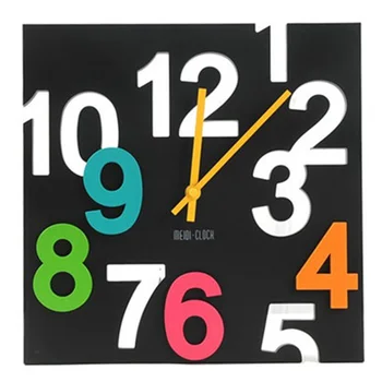 

Fashion Hanging Wall Clock Modern 3D Novelty Silent Europe Style Hollow Design Table Clocks Wall Home Decor