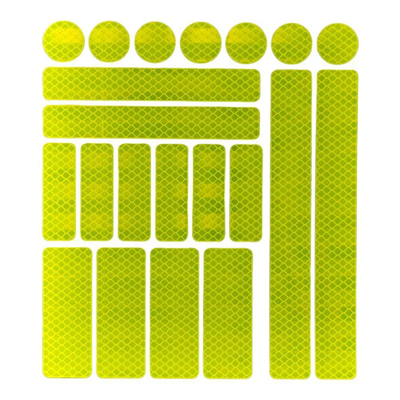 Wandkings Autocollants Réfléchissants Pour Vélo SafeRAD Pour La Sécurité Sur La Route - Orange