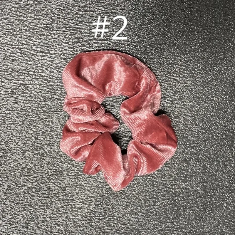 2 Бархатные резинки для волос vsco для женщин и девочек, резинки для волос, хрустящие резинки для волос, резинки для волос для женщин и девочек - Цвет: 2