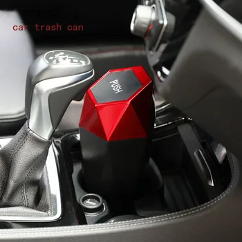 

New Car Mini Trash Can Car Cup Holder Trash Can Desktop Storage Box Car accessories fashion Stowing Tidying cleaning Car trash