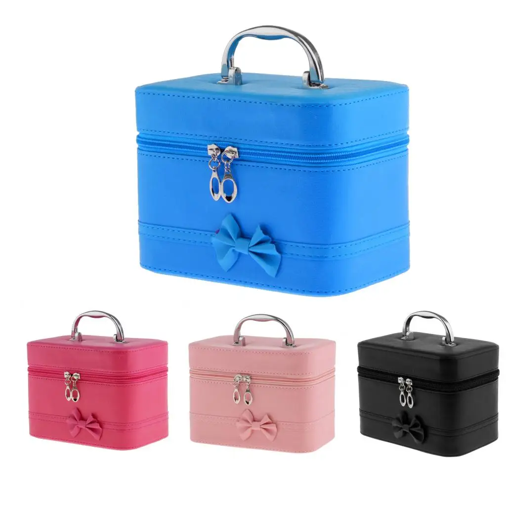 Portable Handbag Zipper Makeup Cosmetic Organizer Storage Case Box Travel Portable Handbag Zipper Makeup Cosmetic Organizer Storage Case Box Travel