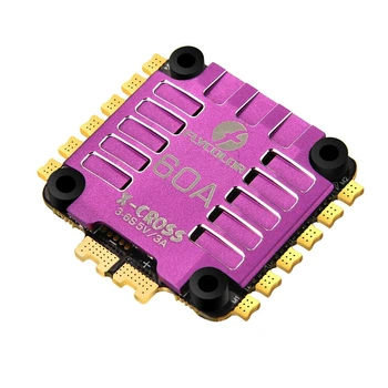 

Flycolor X-Cross 60A BLheli_32 3-6S 4In1 Brushless ESC with 5V BEC Output for RC Racing Toy Airplanes