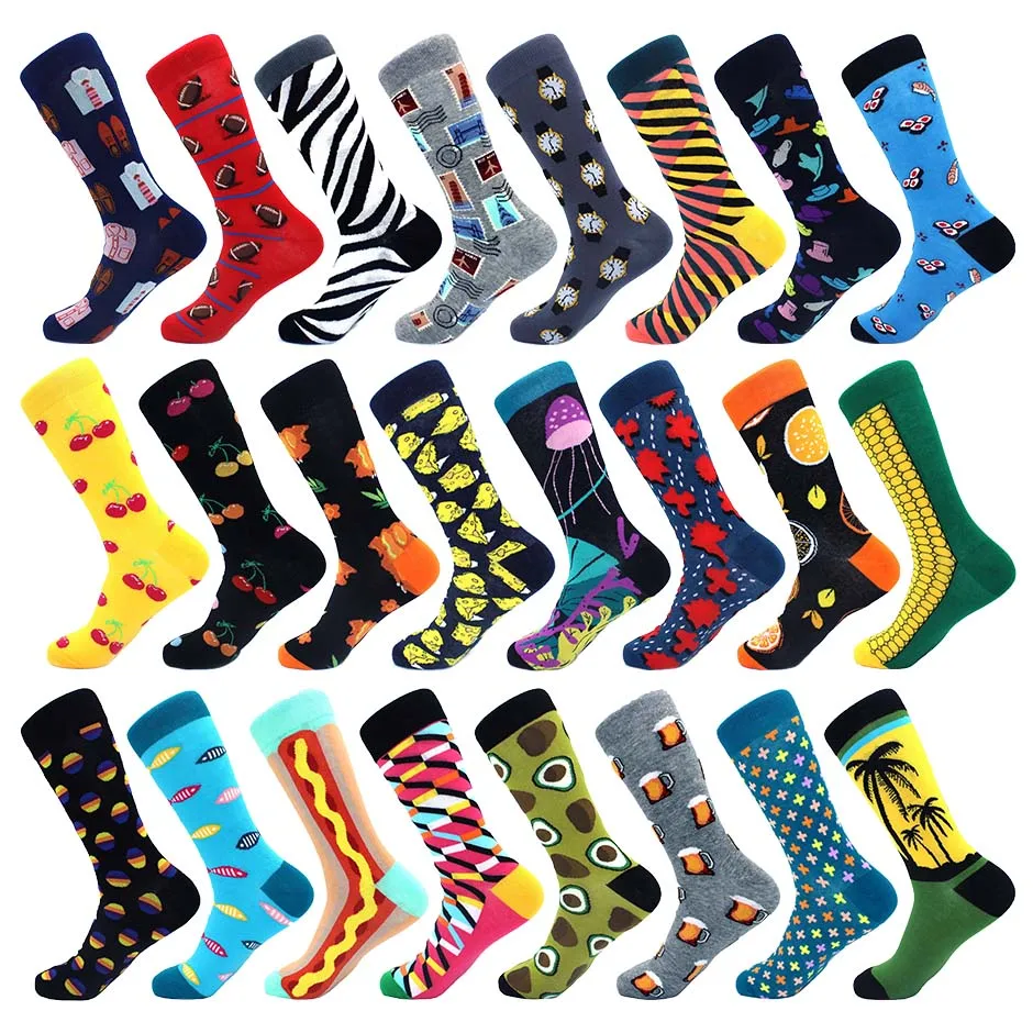 Мужские цветные удобные цветные носки для катания на роликах и скейтборде, повседневные забавные Свадебные носки, женские носки с геометрическим рисунком
