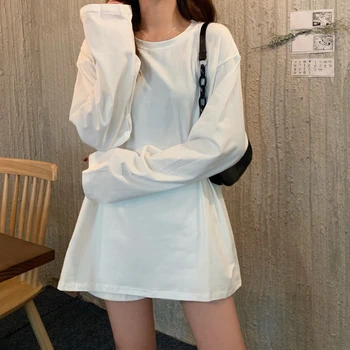 

PX2237 New women's long sleeve T-shirt simple