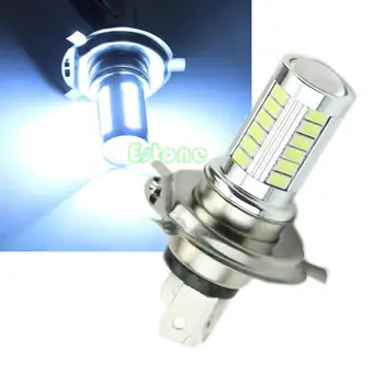 

12V Super Bright H4 33-LED SMD White Car Fog Light Headlight Driving Lamp Bulb