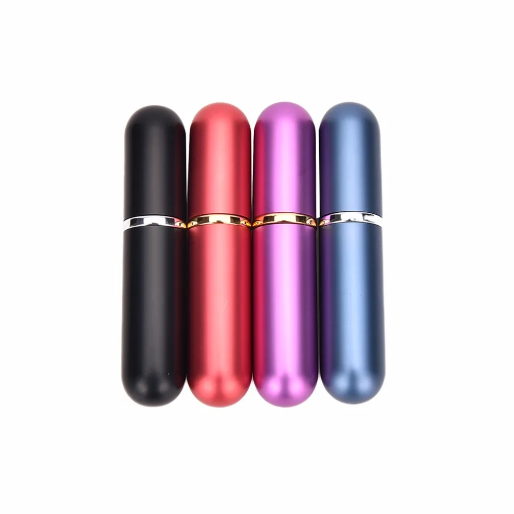 

Traveler Aluminum Spray Atomizer Empty Parfum Bottles For Girls 5ml 1PC Pocket Bottles Refillable Portable Mini Perfume Bottlle