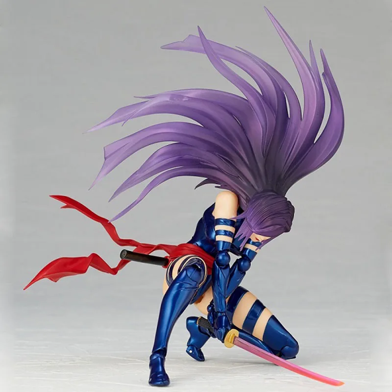 Yamaguchi Revoltech Psylocke Variant X-men Series 10 фигурка модель игрушки кукла для подарка