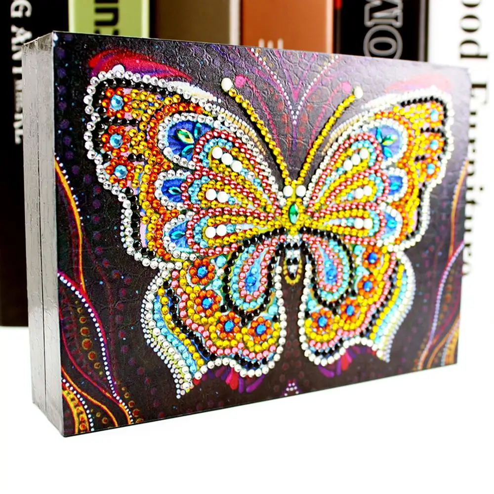 Butterfly 5D Diamond Painting Kit Jewelry Box Mosaic Embroidery Cross Stitch Girl Gift For Storage Home Decor | Дом и сад