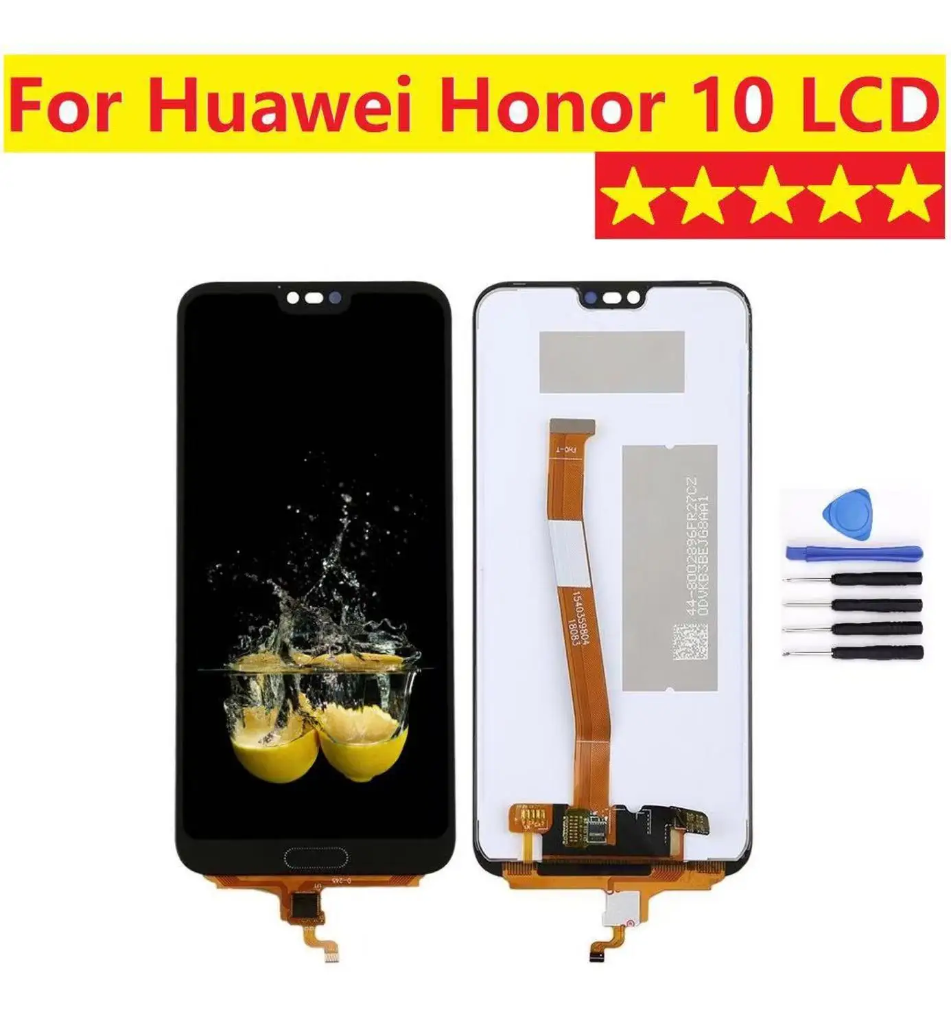 

for Huawei Honor 10 LCD Display Touch Screen With Frame COL L29 For Huawei Honor 10 LCD Screen no fingerprint
