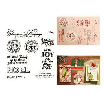 

New 3D 2020 Metal Cutting Dies and Scrapbooking For Paper Making Love Joy Noel Embossing Frame Card Clear Stamps Stampin Up Set
