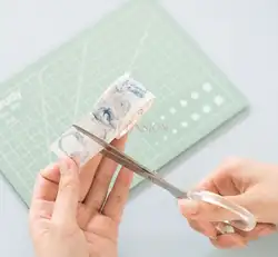 Ciseaux de tailleur manuels, simples et transparents, pour le bureau et la sécurité à domicile, pour découpe de papier, ciseaux artistiques pour étudiants 