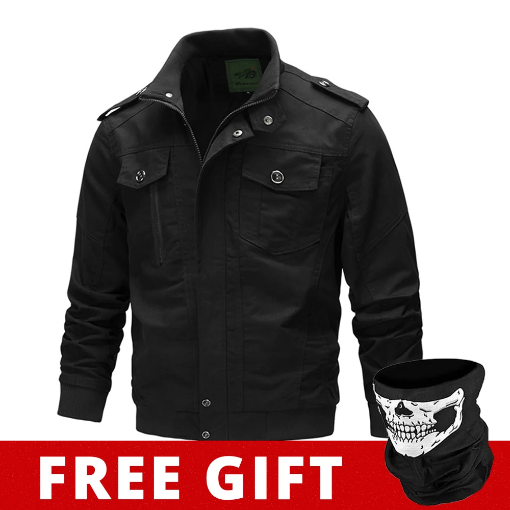 Новая мотоциклетная куртка ретро куртка для верховой езды Мужская велосипедная мото ветрозащитная винтажная Военная верхняя одежда куртки для велоспорта осень зима мужской - Цвет: ZTL 2701 Black