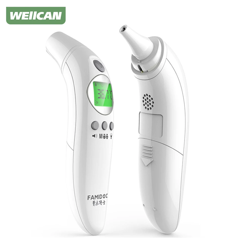 

LCD Digital Contactless Thermometer Infrared Body Ear Forehead Gun Non-contact Thermometer Gauge Fever Electronic Clinical
