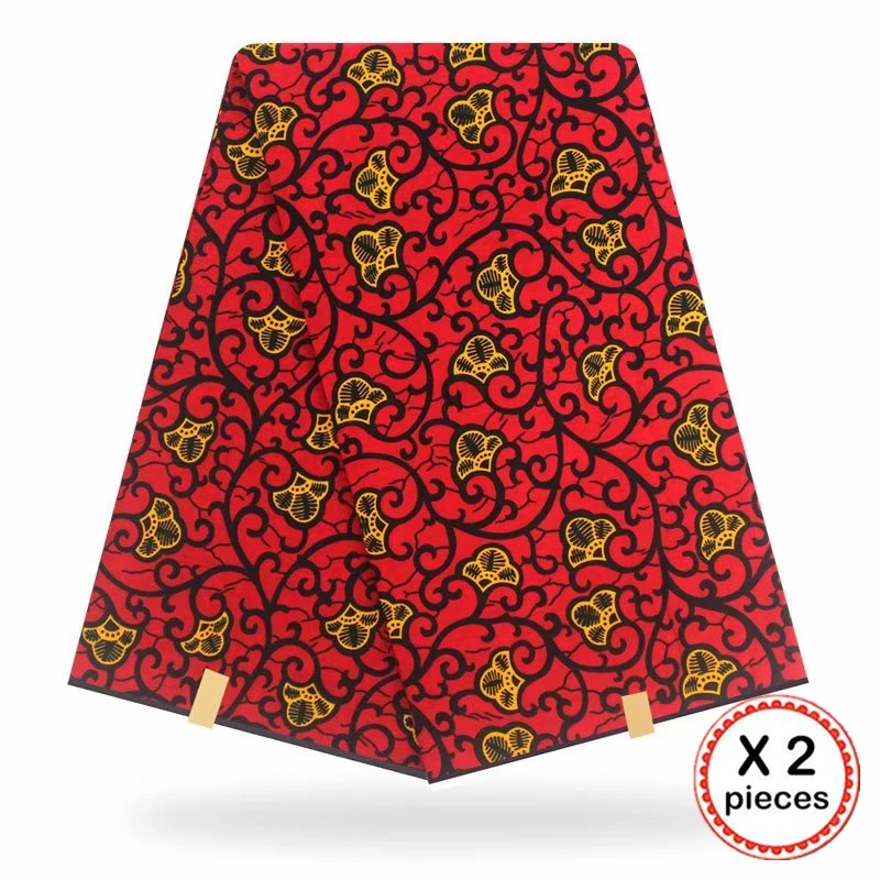 Африканская ткань с восковым принтом, хлопковая ткань для шитья, Анкара, африканская ткань, 12 ярдов, Нигерия, Гана, свадебная одежда, платье 91709