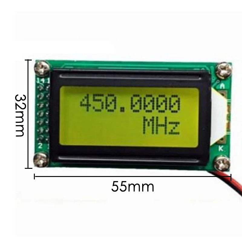 DC 9-12V 1MHz-1.2GHz RF Frequency Counter Tester Signal Cymometer Meter Digital