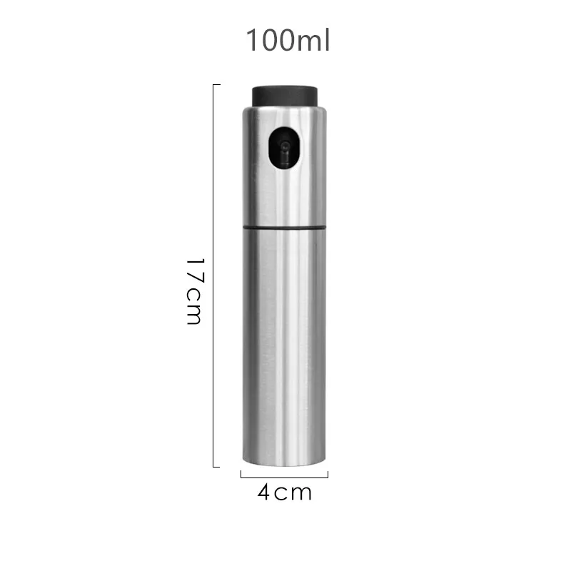 Glass Olive Oil Sprayer Stainless Steel Oil Sprayer Empty Bottle Dispenser Picnic Salad Grilling Kitchen Cooking Tool Set