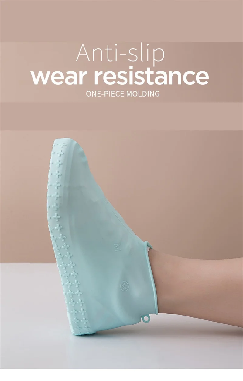 Многоразовые силиконовые Бахилы для обуви противоскользящие латексные бахилы силиконовый материал унисекс защитные ботинки