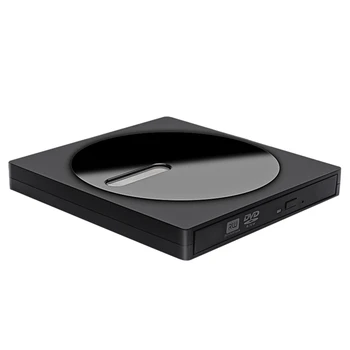 

External CD DVD Drive USB 3.0 Type-C DVD Player Ultra Thin Burner for Laptop Mac Desktop PC Window 10 8 7 XP