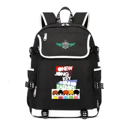 Kpop мир SHINee рюкзак для подростков мальчиков девочек Повседневный Рюкзак для ноутбука модный дорожный рюкзак