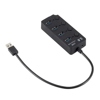 

USB 3.0 HUB Adapter Set Multi USB Splitter Portable 4 Port Expander PC Laptop for Household Computer Accessories