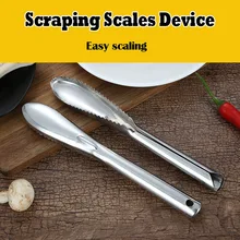 Household Stainless Steel Fish Scales Two-Way Serrated Kitchen In Addition To Scales Gadgets Practical Eco-Friendly Convenient