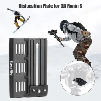 

Board Bottom Base Dislocation Plate Offset Camera Plate Hollow Design M4 Threaded Hole Mount Gimbal Accessories for BMPCC 4K DJ